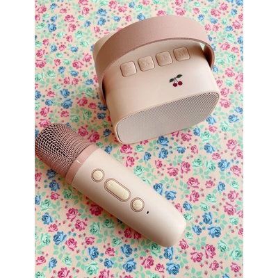 Konges Sløjd Karaoke set mikrofón a reproduktor Cherry