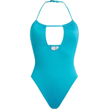 Calvin Klein Бански костюм Calvin klein Plunge swimsuit - Blue (Adriatic Blue)