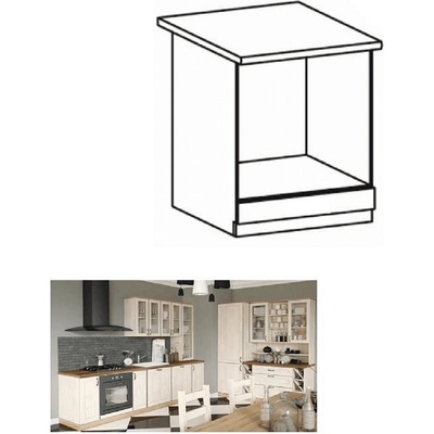 Шкаф за фурна Royal D60ZK бяло и северен бор