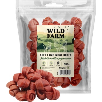 WILD FARM Меки кубчета от агнешко месо 500 г лакомство за кучета