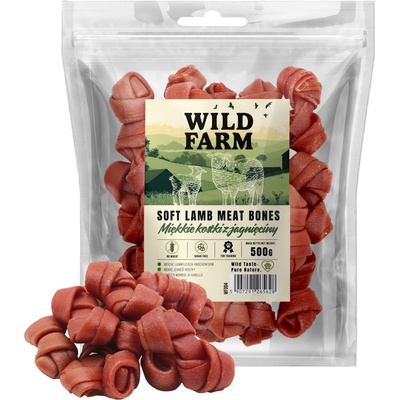WILD FARM Меки кубчета от агнешко месо 500 г лакомство за кучета