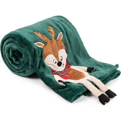 4Home vánoční deka Reindeer 150x200