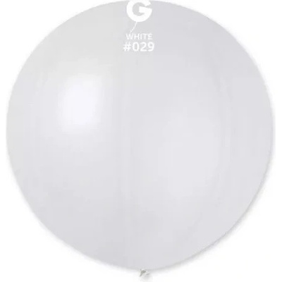 Gemar Balón metalický bílý 80 cm