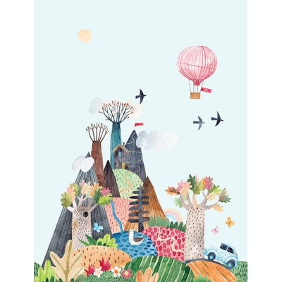 Decoprint CW6036-2 vliesová obrazová tapeta na zeď Cute Walls, rozměry 2,12 x 2,8 m