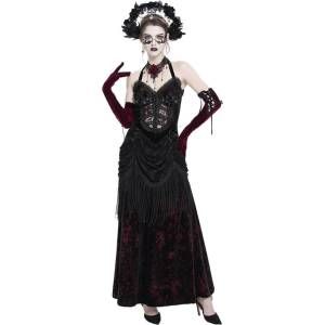 Devil fashion дамска рокля DEVIL FASHION - Black and Red Sexy Gothic - ESKT06502