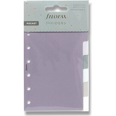 Filofax Rozraďovač Norfolk 6 záložiek náplň vreckových A7 diárov