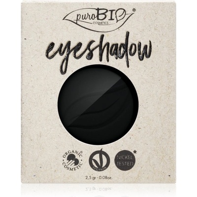 puroBIO cosmetics Compact Eyeshadows сенки за очи пълнител цвят 04 Black 2, 5 гр