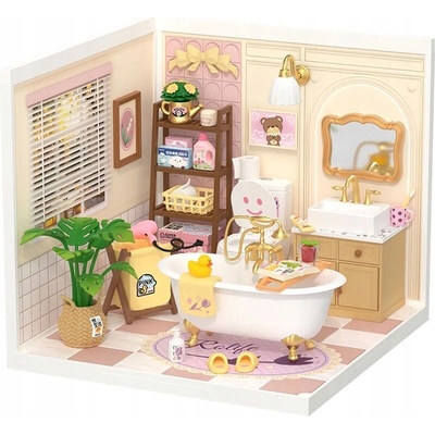 ROBOTIME Rolife DIY House: Kúpeľňa s LED osvetlením 103 dielikov