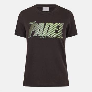 HEAD Дамска тениска HEAD Head Padel Spw T-Shirt Womens - Black