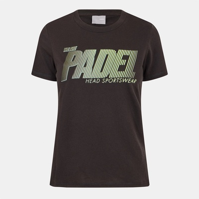 HEAD Дамска тениска HEAD Head Padel Spw T-Shirt Womens - Black