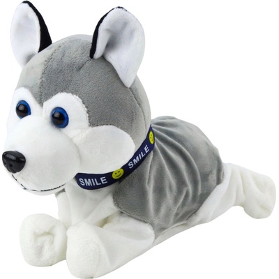 LeanToys Interaktivní plyšový pes Husky na baterie
