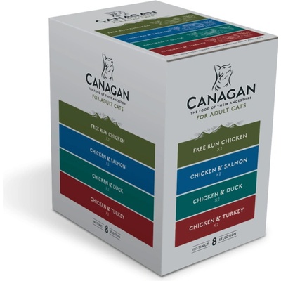CANAGAN POUCH for Adult 8 x 85 g