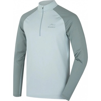 HUSKY Мъжка термо блуза с цип Tromi Zip M, избледняло зелено (hsk-HT0-0820)