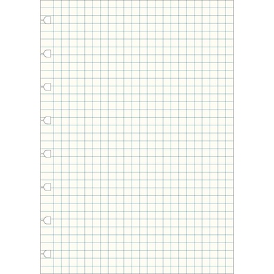 Filofax náhradní listy do zápisníků A5 čtverečkované 152905