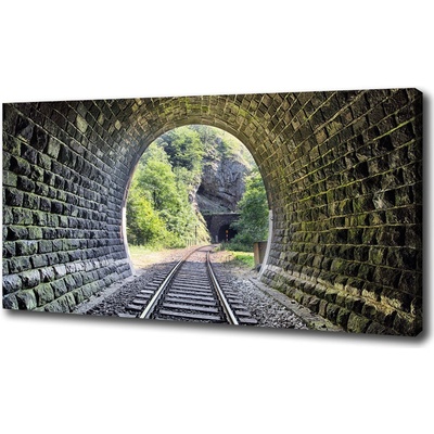 Foto obraz na plátne Železničný tunel 100x50 cm