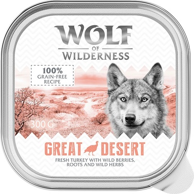 Wolf of Wilderness Adult Great Desert morčacie 12 x 300 g