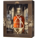 Planteray Plantation 20th Anniversary XO с 2 чаши - ром 700ml 700 ml