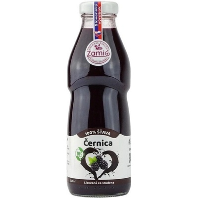 Zamio 100% ovocná šťava Černica 0,5 l