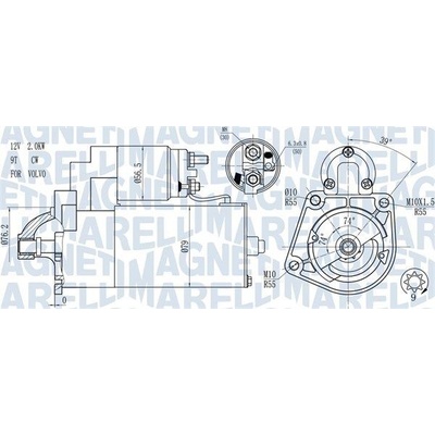 Startér MAGNETI MARELLI 063721271010