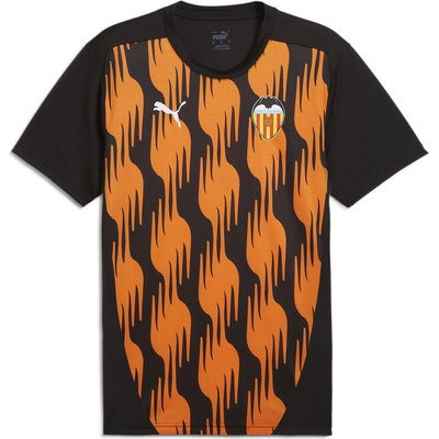 PUMA Valencia Pre Match Shirt 2024 2025 Adults - Black