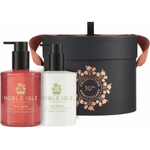 Noble Isle Tea Rose krém na ruce 250 ml + tekuté mýdlo na ruce 250 ml dárková sada