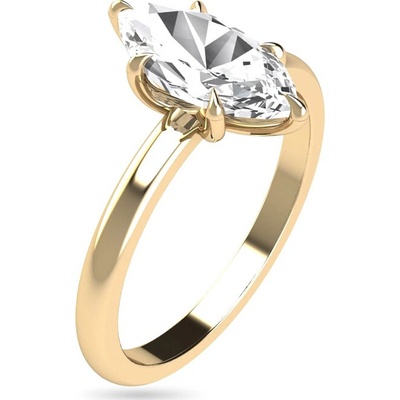 iZlato Forever Obruč ze žlutého zlata solitaire pro diamant Anna CSTM3750 150