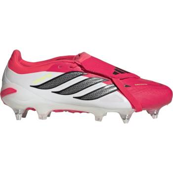 Image 1 of Adidas Мъжки футболни бутонки Adidas Mens adidas Predator Fold-Over Tongue Pro Soft Ground Football Boots - Red/Blk/White