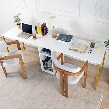 ASG Бюро atlas бяло/злато (8684282978572)