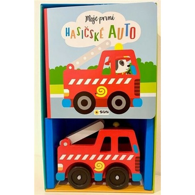 Moje první Hasičské auto - Dárkový box kniha s hračkou