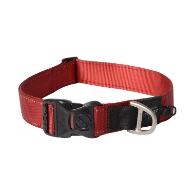 Rogz Utility XXL - Светлоотразителен и регулируем нашийник за кучета, 50-80 см. /4 см. - червен