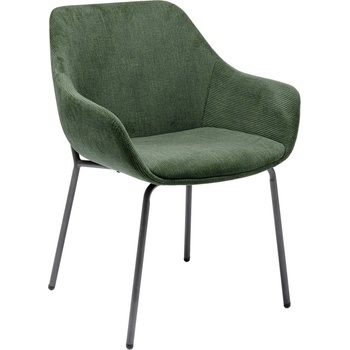 Kare Design Комплект от 2 зелени кадифени стола с подлакътници Avignon - Kare Design (80021)