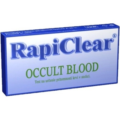 RapiClear Occult Blood IVD na samodiagnostiku