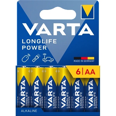 VARTA 4906121746 Longlife Power AA батерии 6бр/блистер (4906121746)