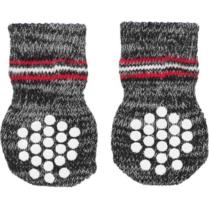 TRIXIE Dog Socks XS - Меки чорапи за кучета с неплъзгаща се подметка, 2 броя