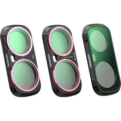 TELESIN sada CPL / VND2–32 / Black Diffusion 1/4 filtrů pro Insta360 Luna Ultra
