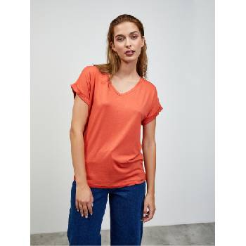 ZOOT. lab Коралова дамска основна тениска на райета ZOOT. lab Adriana 2 ZOOT. lab | Cherven | ЖЕНИ | XS
