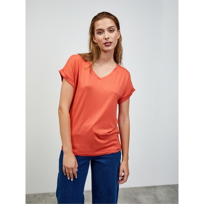 ZOOT. lab Коралова дамска основна тениска на райета ZOOT. lab Adriana 2 ZOOT. lab | Cherven | ЖЕНИ | XS