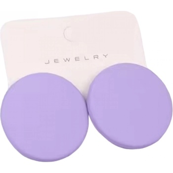 HARAHU Обеци li-30502 - Слабо Лилава kp30502 (li-30502)