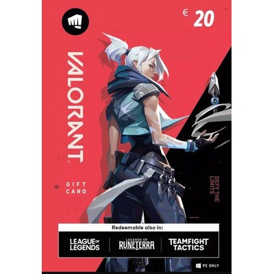 Valorant predplatená karta 20 €