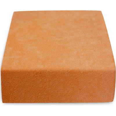 Textilomanie froté prostěradlo meruňkové 60x120