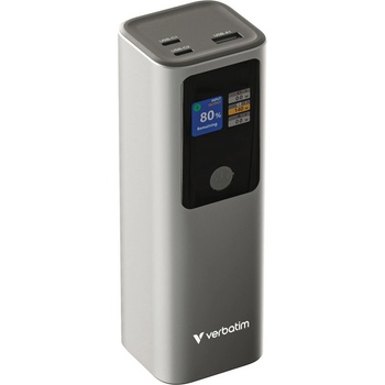 Verbatim Bъншна батерия /power bank/ Verbatim Charge 'n' Go, 27 000mAh, сива, 2x USB-C, 1x USB-A (VERBATIM-32269)
