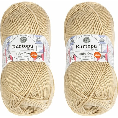 BELLATEX Baby One 100 g súprava 2 ks – 861 cappucino