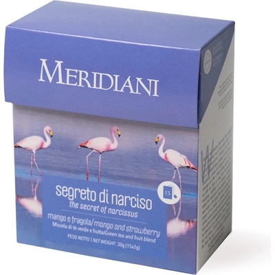 Meridiani Segreto di Narciso zelený porciovaný čaj 15 x 2 g