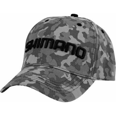 Shimano Snapback Cap Grey Camo
