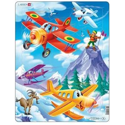 Larsen - Детски пъзел - Самолети - 20 части (US12)