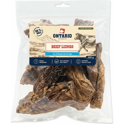Ontario Pure Nature hovězí plíce sušené 200 g