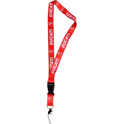 Snúrka na krk TXR Ducati červená