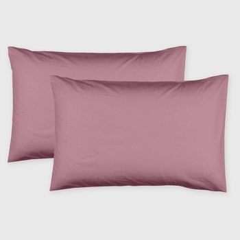 Image 1 of Dilios Комплект две калъфки за възглавница 50/70 см пепел от рози 100% памук