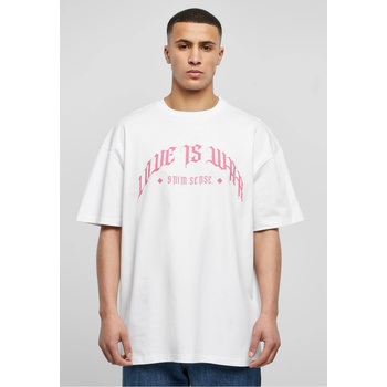 Mister Tee Тениска SENSE LOVE IS WAR T-Shirt white XXLUB-SENSE370-00220 - Тъмносив, размер M