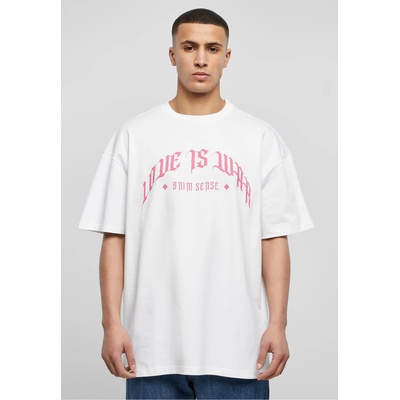 Mister Tee Тениска SENSE LOVE IS WAR T-Shirt white XXLUB-SENSE370-00220 - Тъмносив, размер M